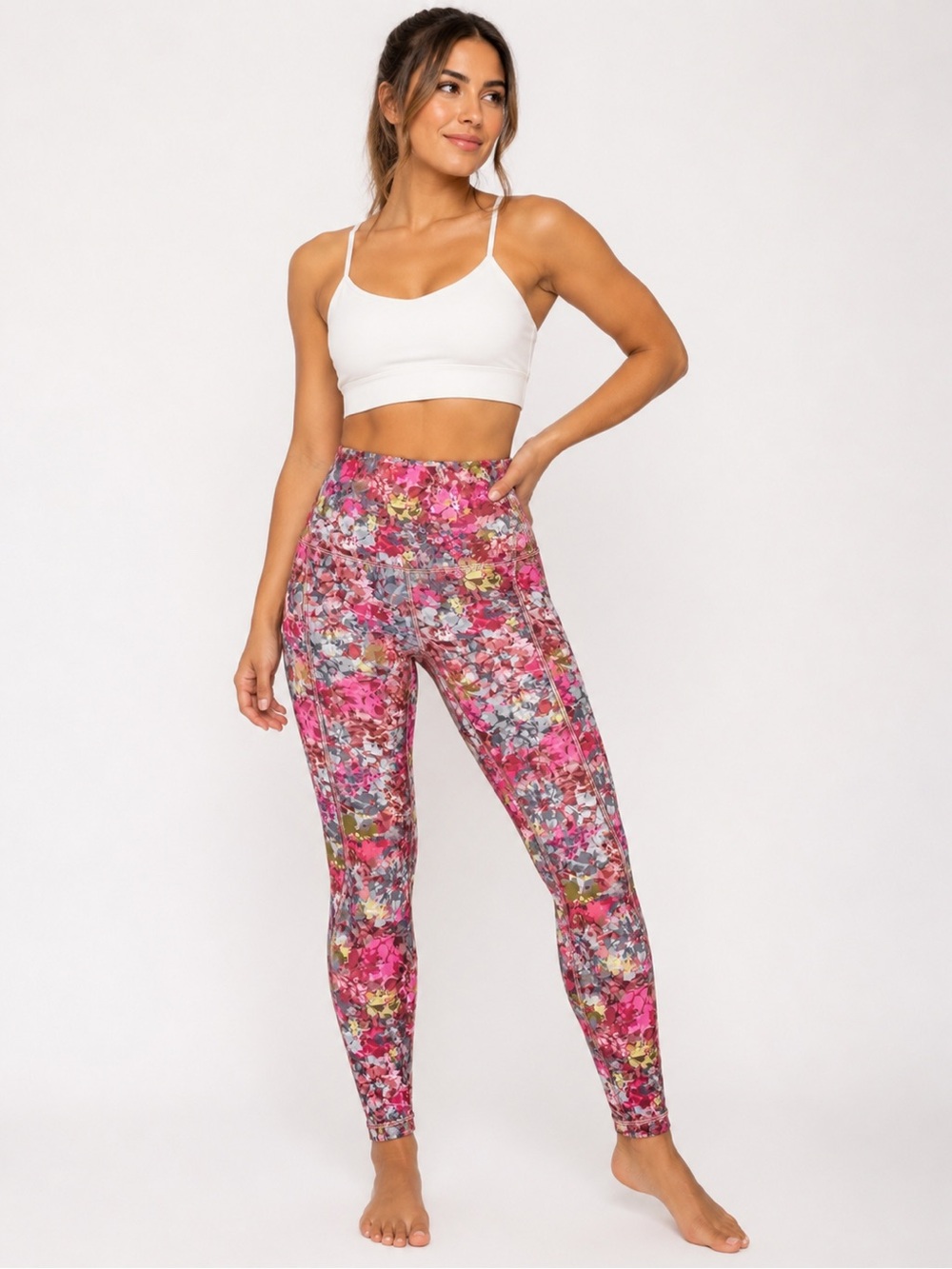 Lululemon Align High-Rise Pant 25" Inflorescence Multi Floral Leggings - Size 2